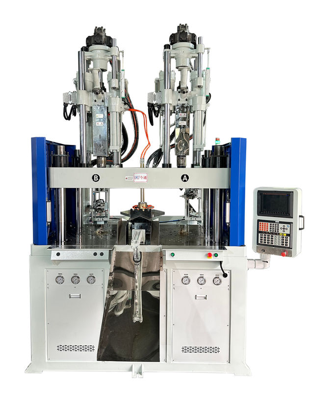 240ton Double Color / Material Injection Molding Machine Vertical για χειριστήριο